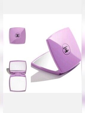 Chanel Lavender Compact Mirror - Portable Travel Mirror Like New